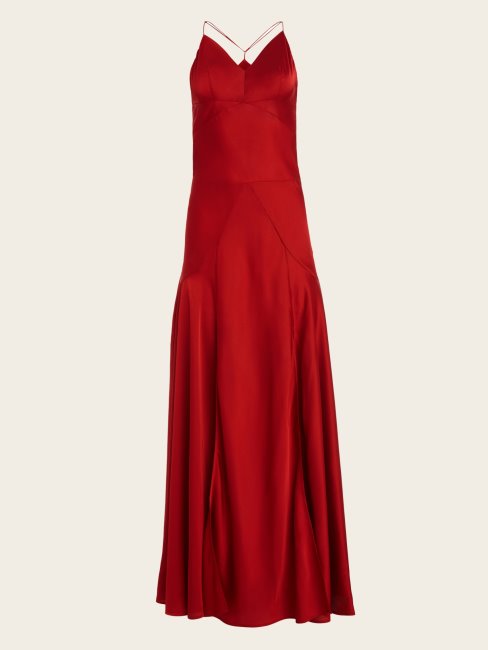 Robe Longue Guess Anita Rouge Jubilé