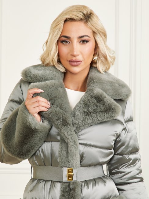 Doudoune Longue Marron General Multi Guess Bessie