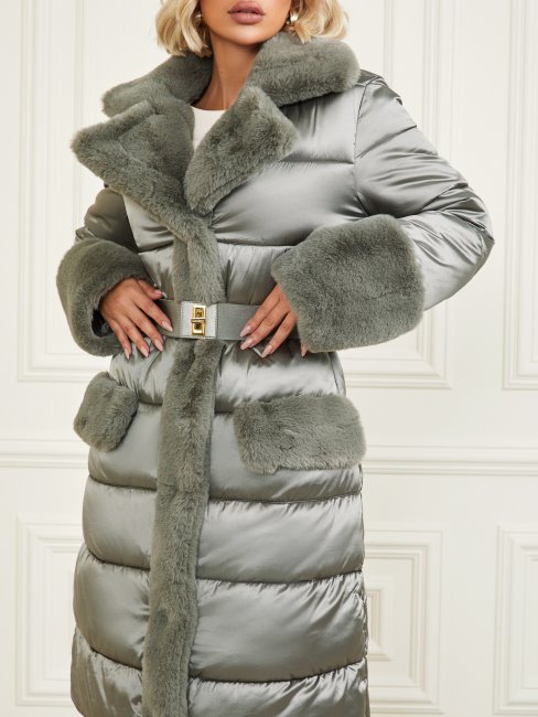 Doudoune Longue Marron General Multi Guess Bessie