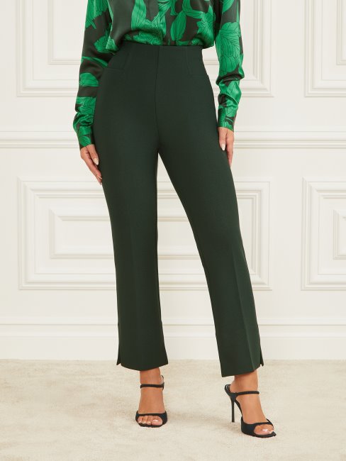 Guess Braxton Pantalon Chenille Vert