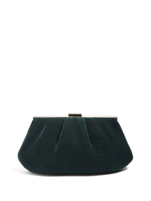 Pochette Brielle En Satin Guess Vert