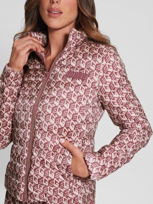 Doudoune Eireen G Cube Combo Rouge Devinez