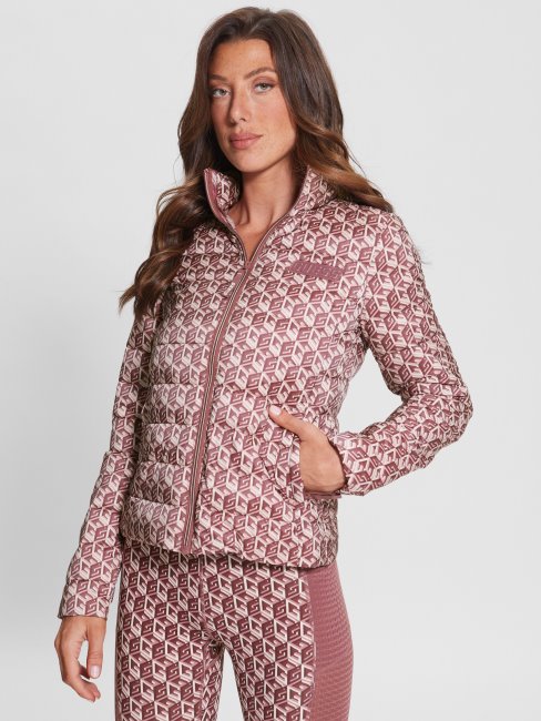 Doudoune Eireen G Cube Combo Rouge Devinez