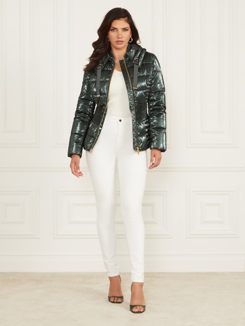 Guess Annie Doudoune Chenille Vert