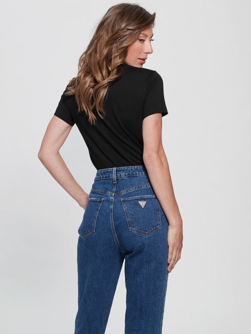 Tee Eco Bonita Logo Jet Noir Guess