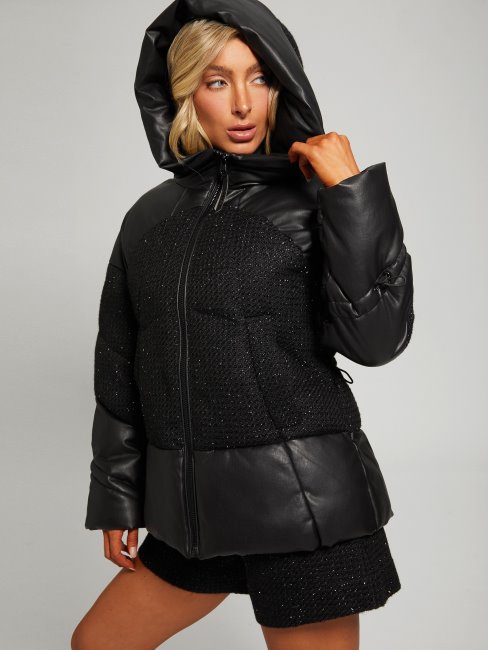 Veste Matelassée Lea Noir Jet Guess