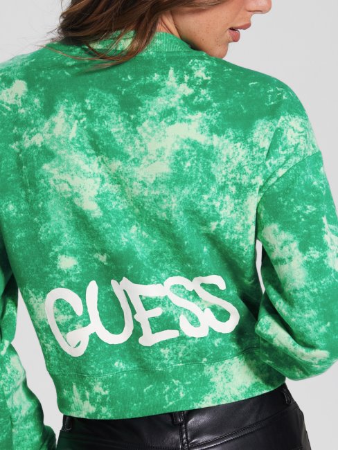 Pull Court Queen Vert Vallée Guess