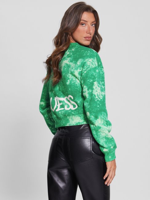 Pull Court Queen Vert Vallée Guess