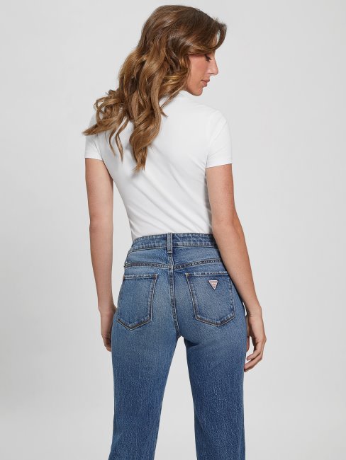 Tee Shirt Logo Lidia Guess Blanc Pur