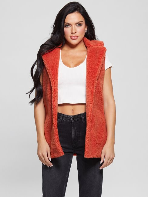 Gilet Delia Rouge Flamboyant Guess