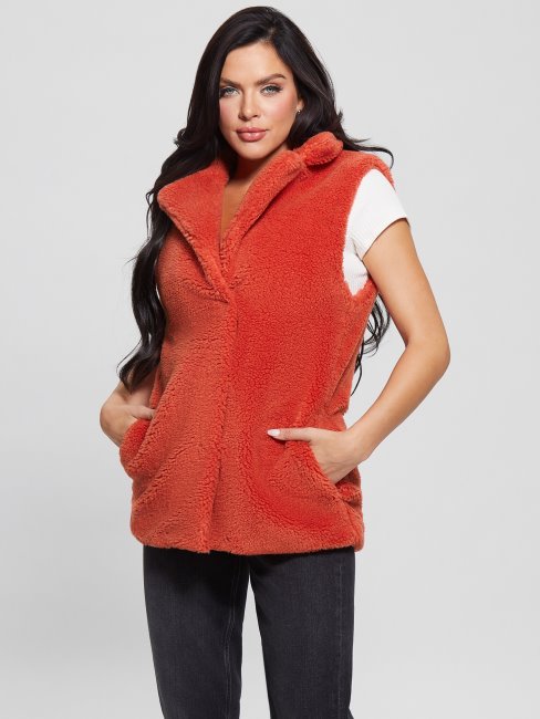 Gilet Delia Rouge Flamboyant Guess
