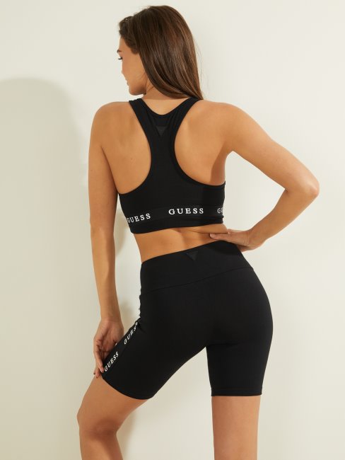 Guess Soutien-gorge De Sport à Dos Nageur Eco Noir Jet