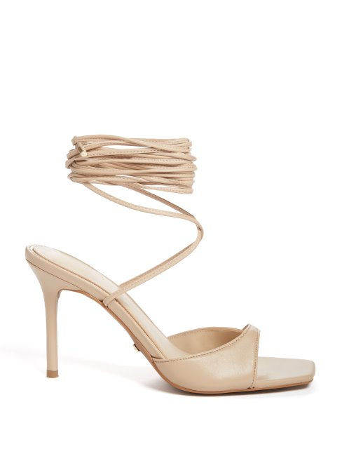 Dalisa Sandale à Lacets En Cuir Guess Light Natural 110