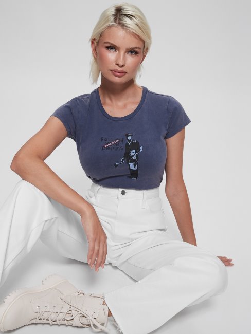 Tee Shirt Devinez La Passion Bleu Annuler Rêves