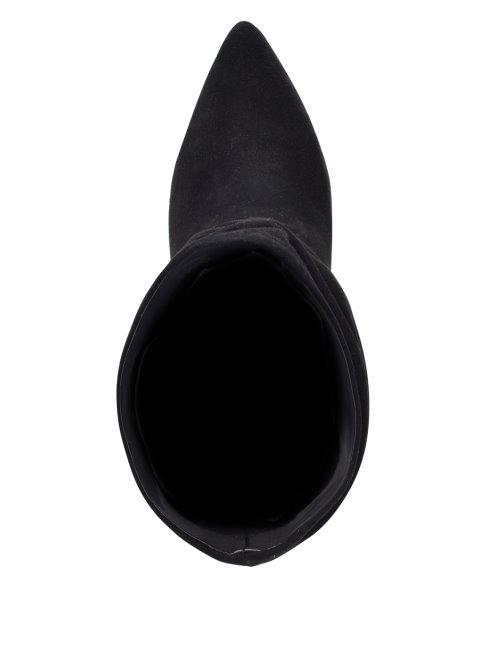 Bottillon Souple En Suède Backy Noir 001 Guess