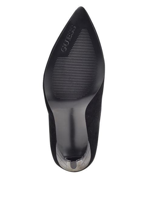 Bottillon Souple En Suède Backy Noir 001 Guess