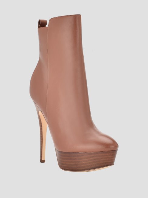 Bottillon Plateforme Caddy Marron Moyen Guess