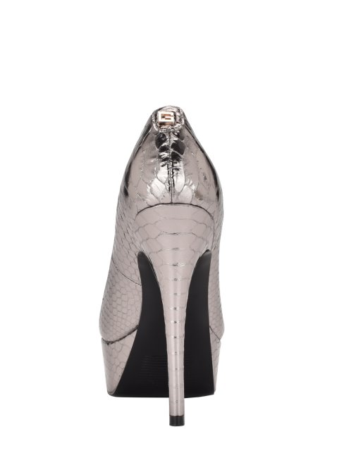 Escarpins à Plateforme En Python Cador étain Guess