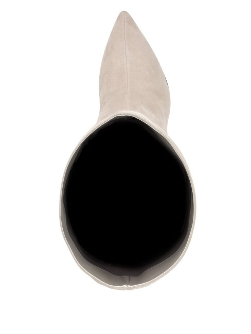 Bottes Hauteur Genou En Daim Dayton Daim Gris Clair Guess