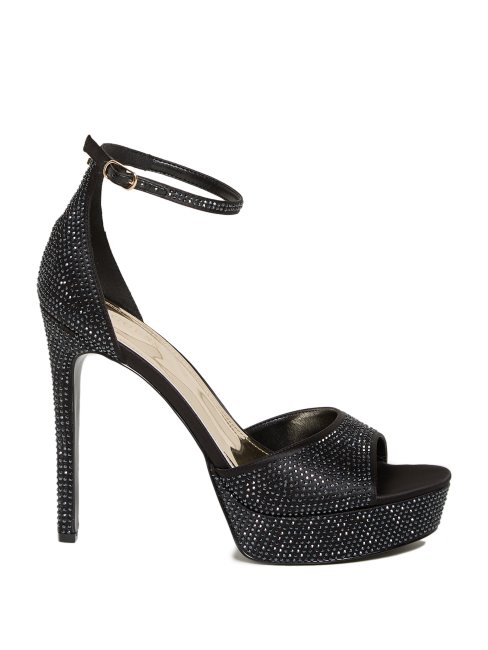 Escarpins Noirs à Plateforme 001 Guess Cadly Bling