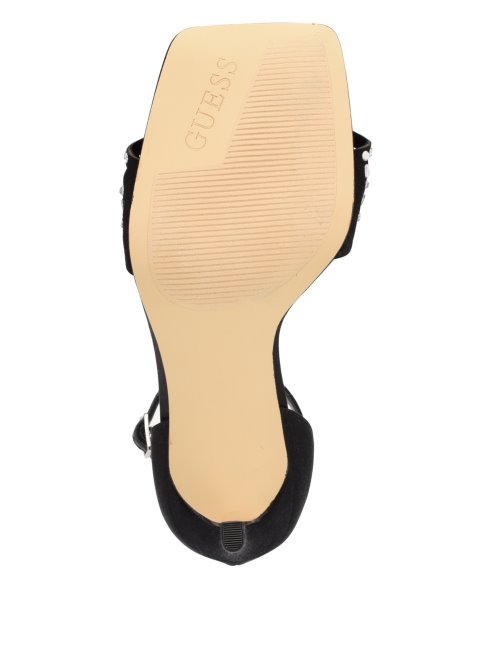 Guess 001 Voile Noir Strass Cage Serres à Lanières