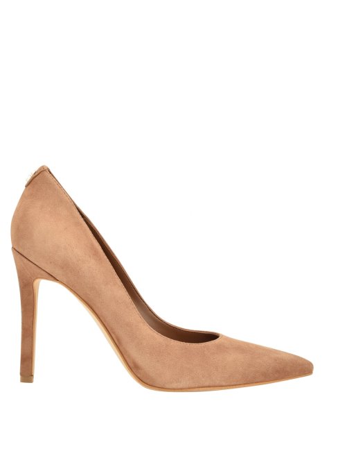 Seanna Escarpin Suède Marron Moyen Guess