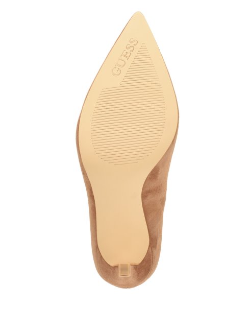 Seanna Escarpin Suède Marron Moyen Guess