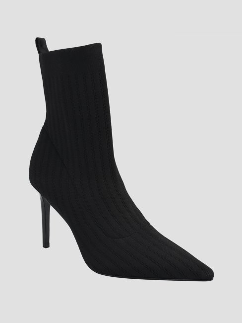 Noir 001 Guess Dallyna Bottillons En Tricot