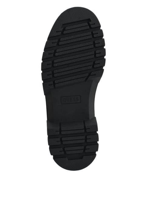 Guess Bottillon De Combat Ferina Marron Moyen Zippé Avec Logo