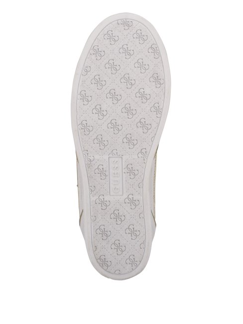 Paniers Compensées à Logo Flora Marron Moyen Guess