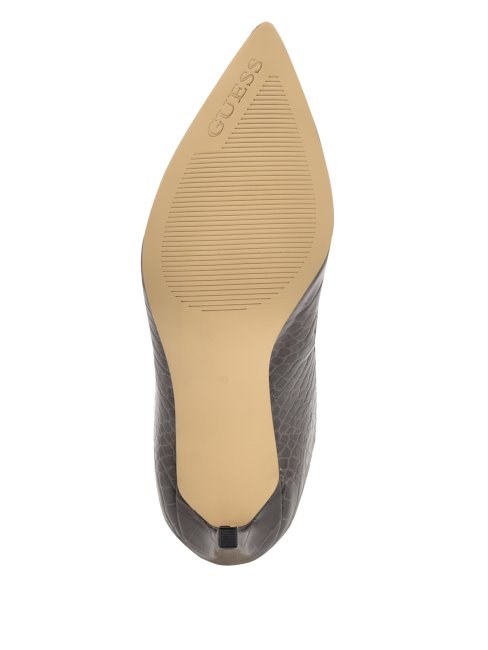 Guess Dayton Bottes Hautes En Similicuir Marron Foncé