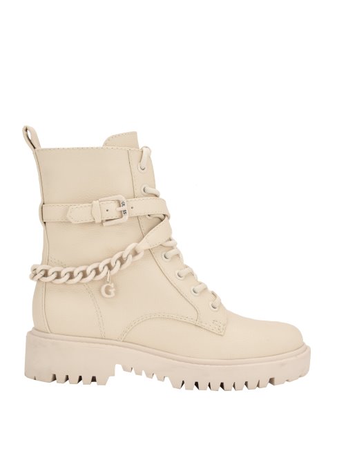 Bottes Utilitaires à Boucle Olisie Guess Ivoire 150