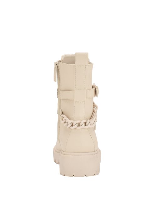 Bottes Utilitaires à Boucle Olisie Guess Ivoire 150