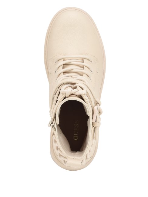 Bottes Utilitaires à Boucle Olisie Guess Ivoire 150