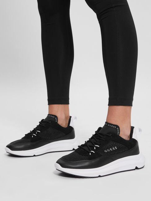 Baskets Noires à Logo 001 Guess Degrom