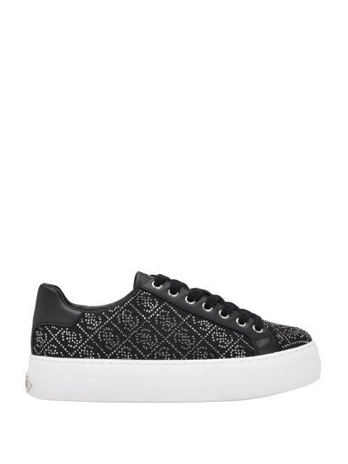 Baskets Gelsen Basses Logo Strass Guess Noir 001