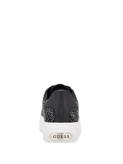 Baskets Gelsen Basses Logo Strass Guess Noir 001