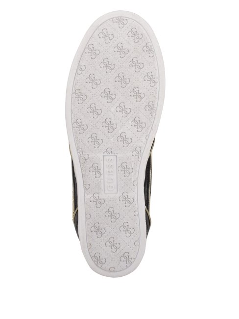 Baskets Compensées à Logo Floral 001 Guess Noir