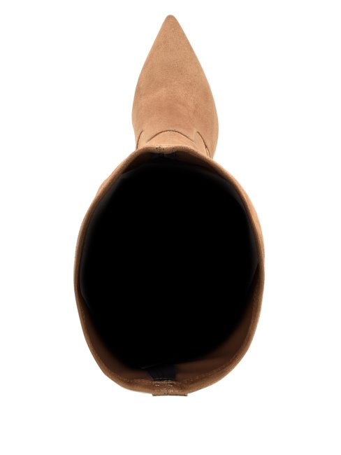 Abetter Cuissardes En Faux Daim Marron Moyen Guess