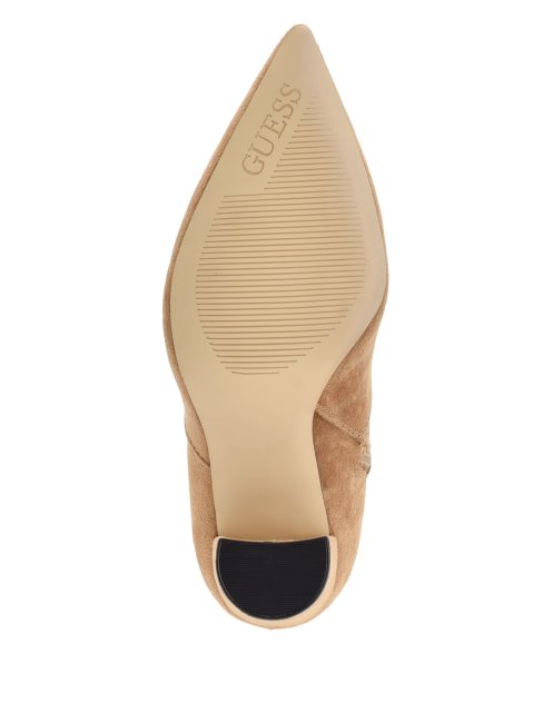 Abetter Cuissardes En Faux Daim Marron Moyen Guess