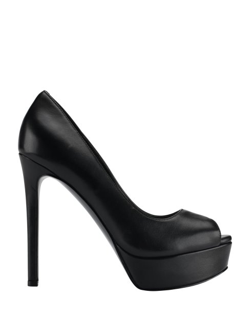 Guess Noir 001 Cacei Escarpin Peep-toe