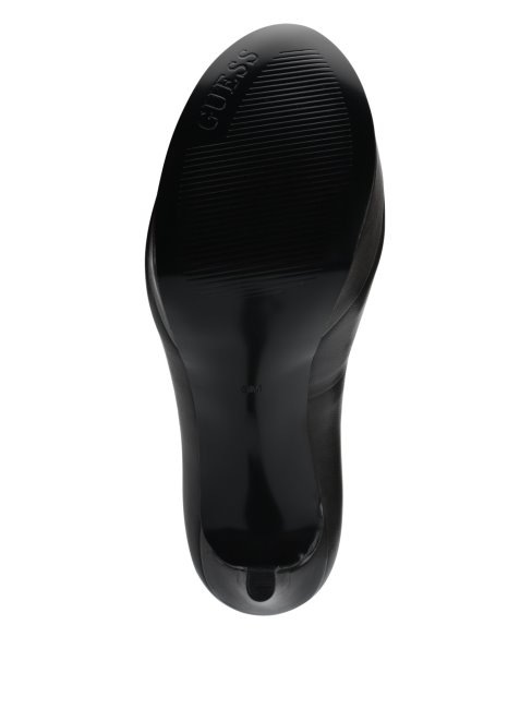 Guess Noir 001 Cacei Escarpin Peep-toe