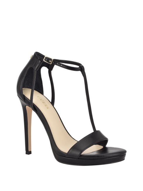 Escarpins Guess Tecru Noirs à Bride En T