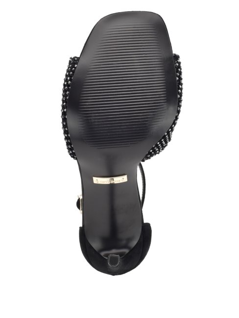 Guess Black1 Balie Sandale à Strass