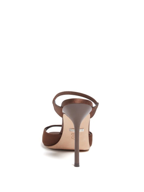 Sandale En Satin Brielle Rouge Vif Guess