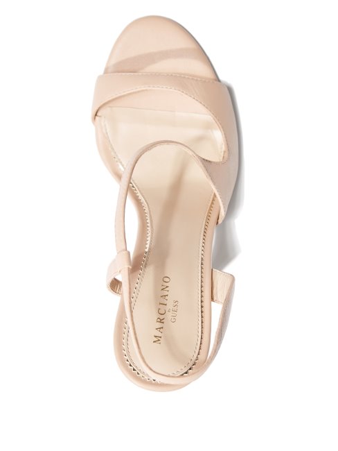 Guess Futura Courbe Sandale Clair Naturel 110