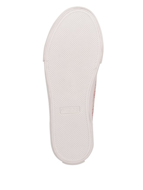 Baskets Montantes Logo 680 Guess Power Rose Clair