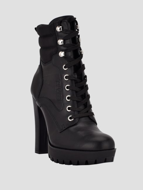 Talore Lug Sole Bottines à Lacets Guess Noir 001