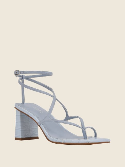 Sandales à Talons Blocs Arisae Bleu Clair Guess