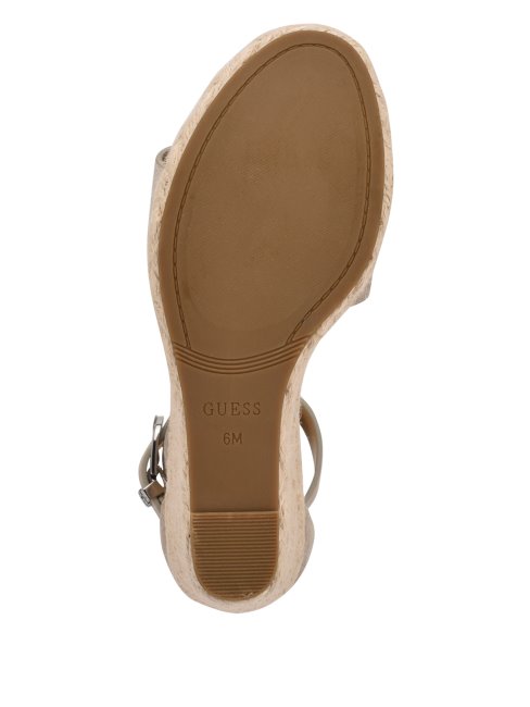 Espadrilles Compensées Hidy Suède Guess Taupe